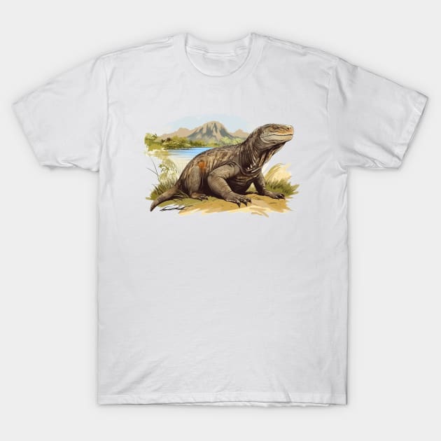 Komodo Dragon T-Shirt by zooleisurelife